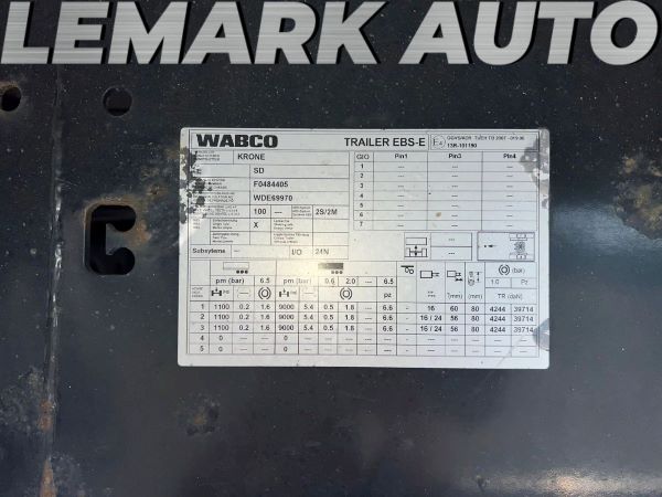 Полуремарке Krone SD