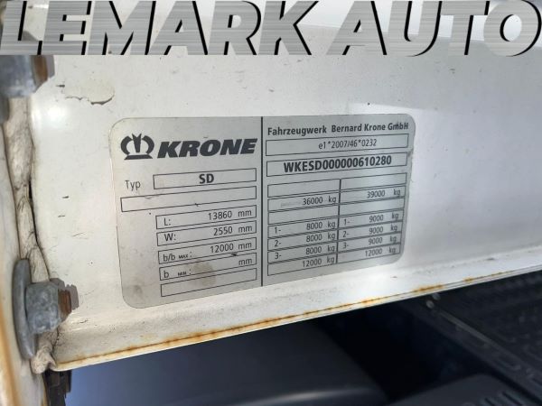 Полуремарке Krone SD